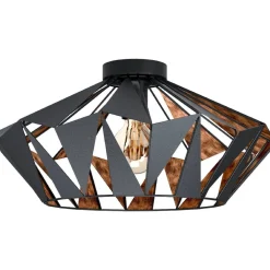 Online Kattovalaisin Vintage Carlton 6 Ø470mm musta Plafondit|Kattovalaisimet