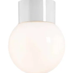 Kattovalaisin Classic Glob Ø150mm opaalilasi valkoinen suora IP54*Ifö Electric Best