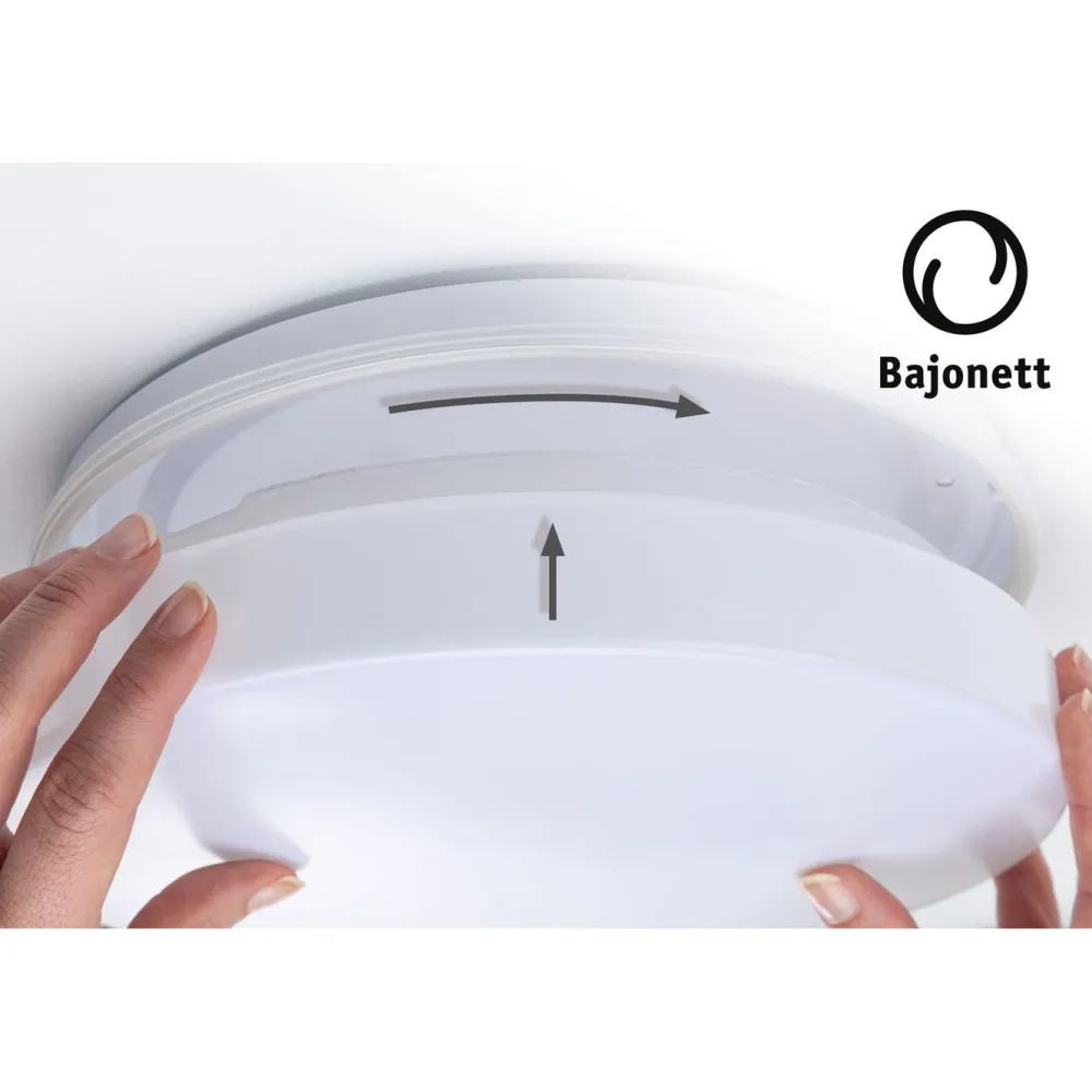 Outlet Kattovalaisin Axin, IP44, E27, himmennettävä, valkoinen Yleisvalaisimet|Plafondit
