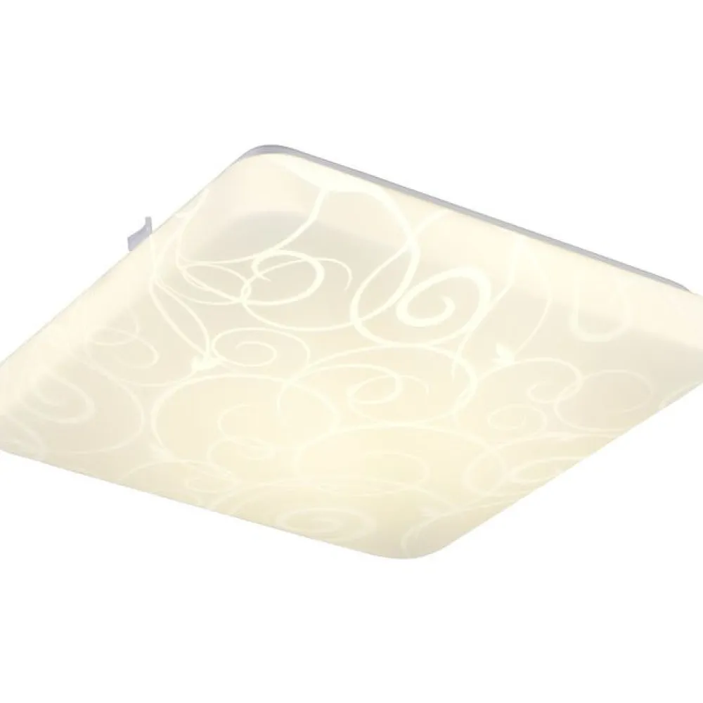 Outlet Kattovalaisin Mandria IV LED neliö 4000K valkoinen Retro Ja Vintage Kattovalaisimet