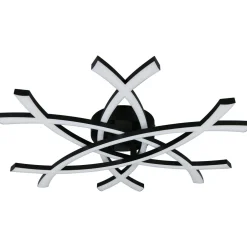 Kattovalaisin Pollock LED 3000K 62x59cm mattamusta*Trio Hot
