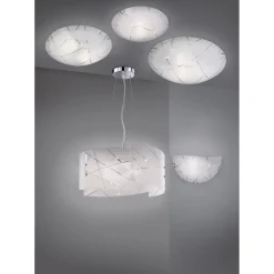 Discount Kattovalaisin Sandrina Ø400x100 mm valkoinen Plafondit