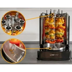 Kebab-grilli Clatronic DVG3686BL*Bomann Best