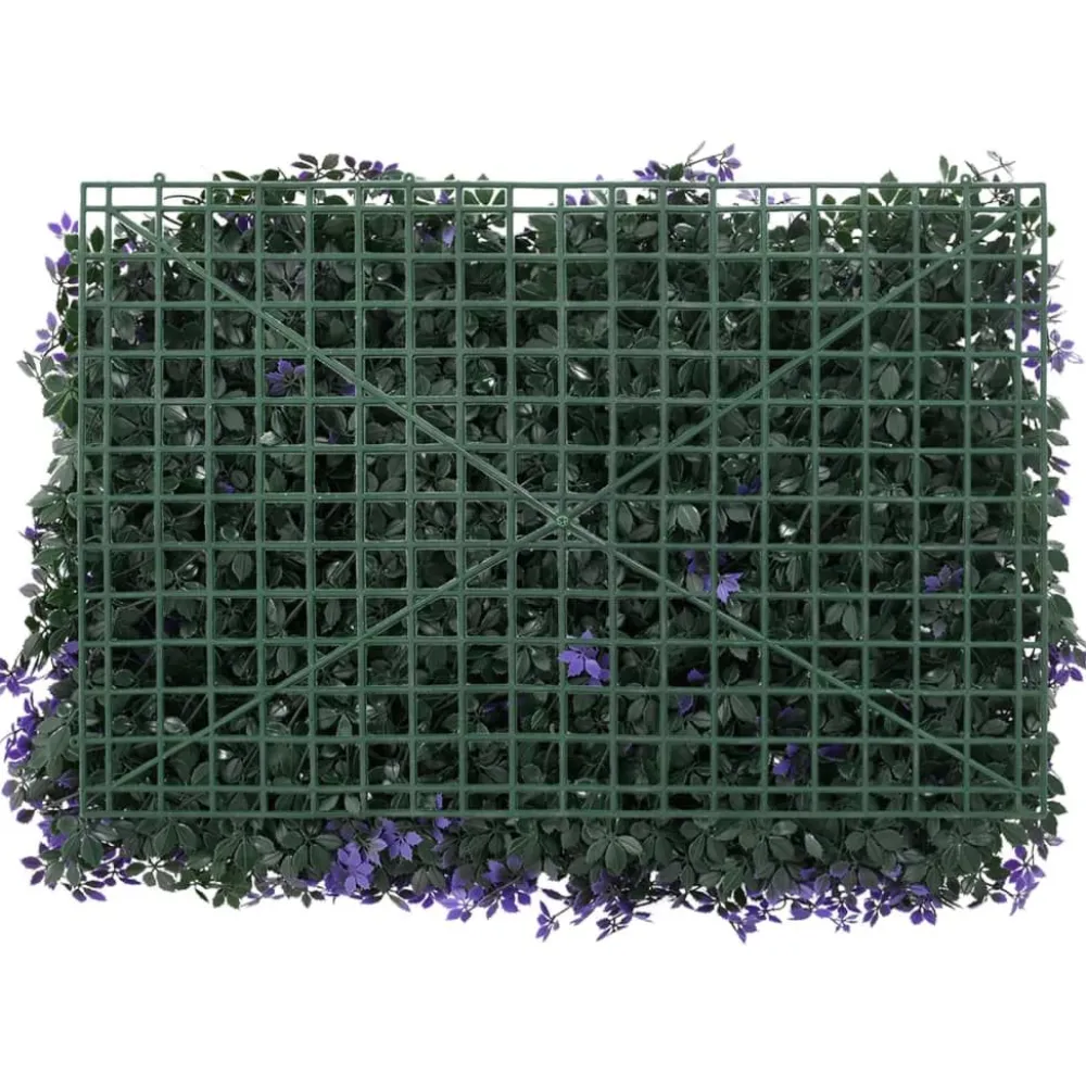 Online Keinotekoinen lehtiaita 24 kpl violetti 40x60 cm (66643) Tekokasvit Ja Kranssit