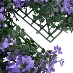Online Keinotekoinen lehtiaita 24 kpl violetti 40x60 cm (66643) Tekokasvit Ja Kranssit
