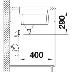Discount Keittiöallas Etagon 500-U, 540x440mm, rst, altakiinnitettävä Tiskialtaat Ja -Pöydät