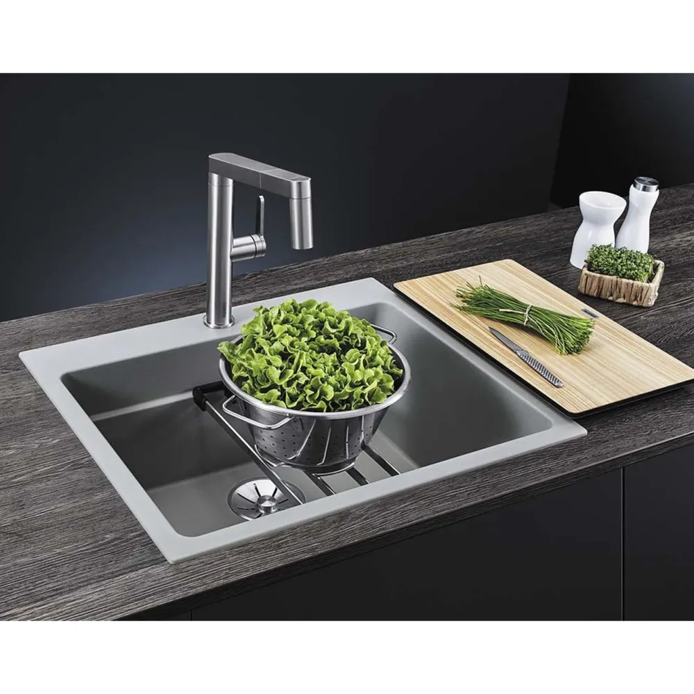 Keittiöallas Etagon 6, 600x510mm, Silgranit, eri värejä*Blanco Best