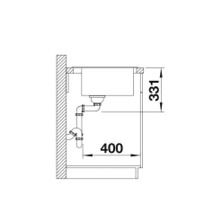 Clearance Keittiöallas Pleon 6, 615x510mm, Silgranit, eri värejä Tiskialtaat Ja -Pöydät