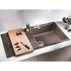 Keittiöallas Zia XL 6 S 1000x500mm silgranit Tiskialtaat Ja -Pöydät