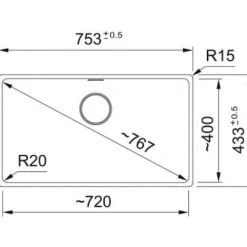 Keittiöallas Maris MRG 210-72 753x433mm Fragranite*Franke Hot