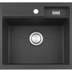 Sale Keittiöallas Combo CEG51-57B 570x510 mm komposiitti musta Tiskialtaat Ja -Pöydät