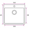 Keittiöallas Lagom T50 550x505 mm rst*Stala