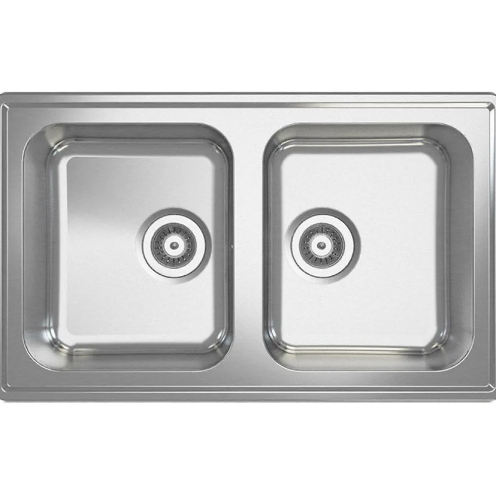 Outlet Keittiöallas Lyria L40-40 830x500 mm rst Tiskialtaat Ja -Pöydät