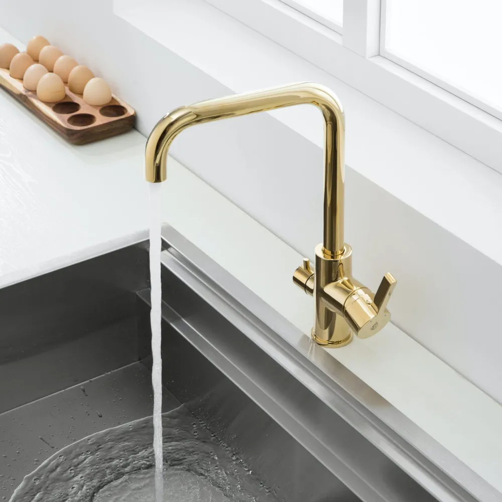 Keittiöhana Atlant pesukoneventtiilillä kulta*Bathlife Clearance