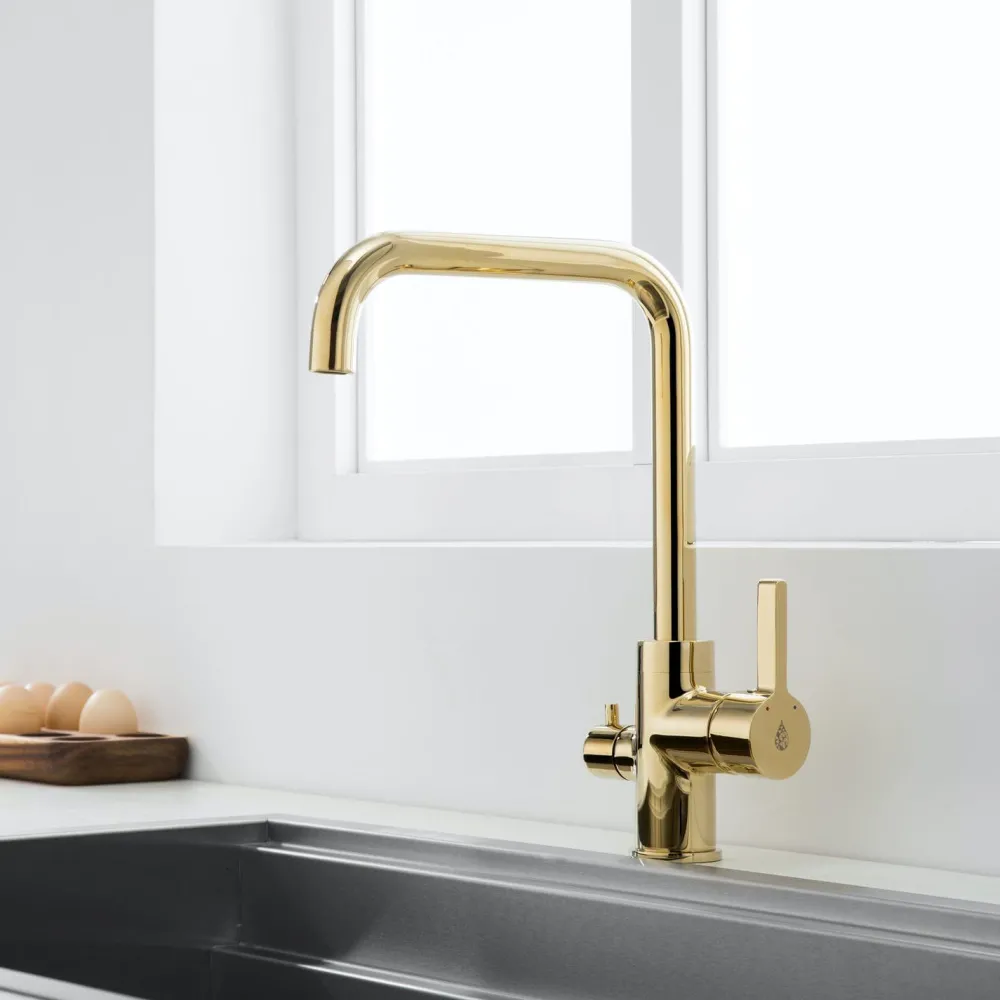 Keittiöhana Atlant pesukoneventtiilillä kulta*Bathlife Clearance