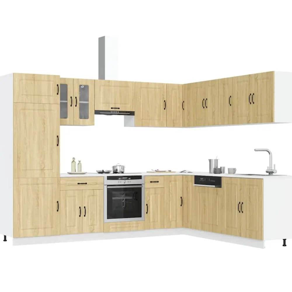 Keittiökaappisarja, 14-osainen Kalmar, eri värejä (43839)*FinePRICE New