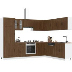 Keittiökaappisarja, 14-osainen Kalmar, eri värejä (43839)*FinePRICE New