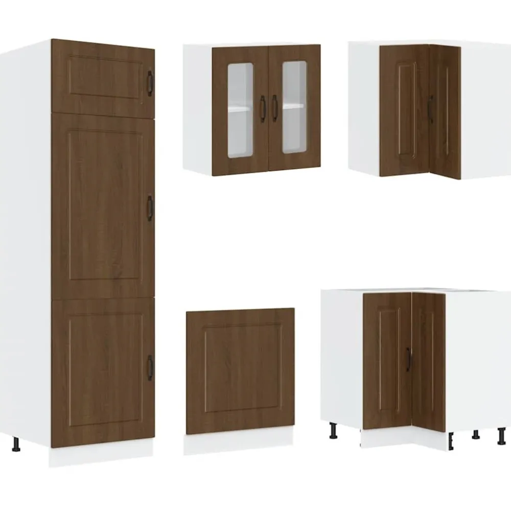 Keittiökaappisarja, 14-osainen Kalmar, eri värejä (43839)*FinePRICE New