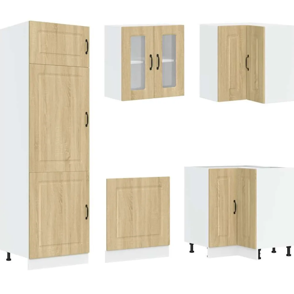 Keittiökaappisarja, 14-osainen Kalmar, eri värejä (43839)*FinePRICE New