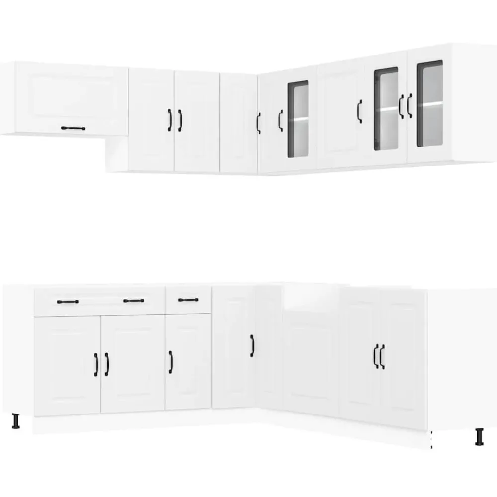 Clearance Keittiökaappisarja 11-osainen Kalmar, eri värejä (43833) Valmiskeittiöt