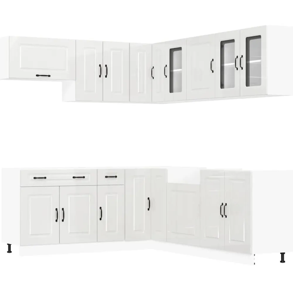 Clearance Keittiökaappisarja 11-osainen Kalmar, eri värejä (43833) Valmiskeittiöt