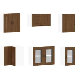 Clearance Keittiökaappisarja 11-osainen Kalmar, eri värejä (43833) Valmiskeittiöt