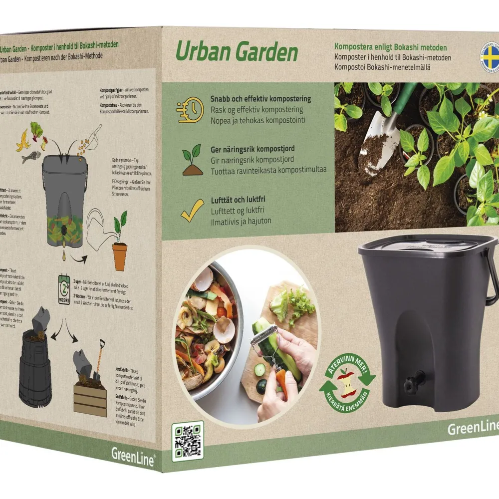 Keittiökomposti Urban Garden 2.0*Greenline Outlet