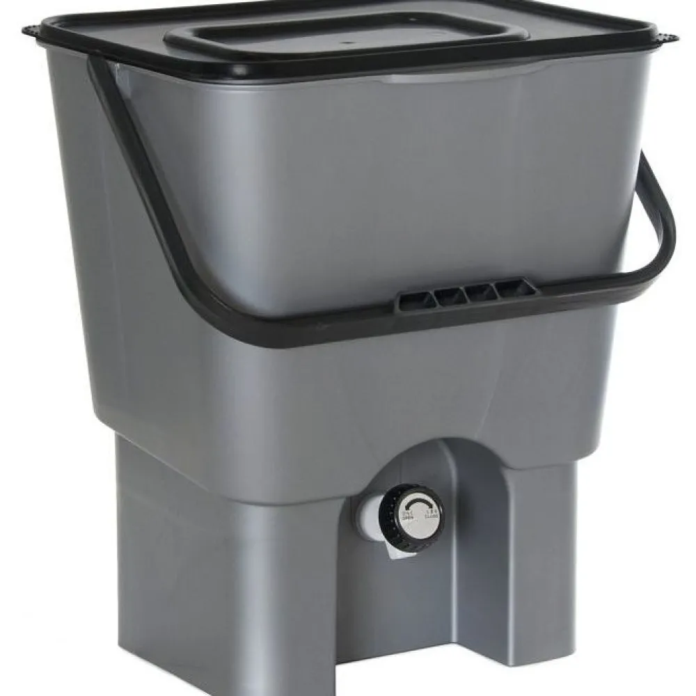 Hot Keittiökomposti Urban Garden 15 L harmaa Keittiökompostorit