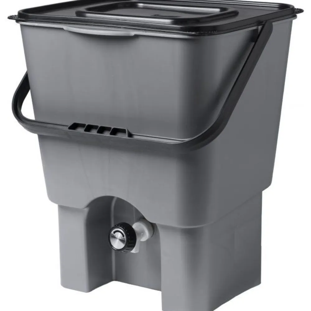 Hot Keittiökomposti Urban Garden 15 L harmaa Keittiökompostorit