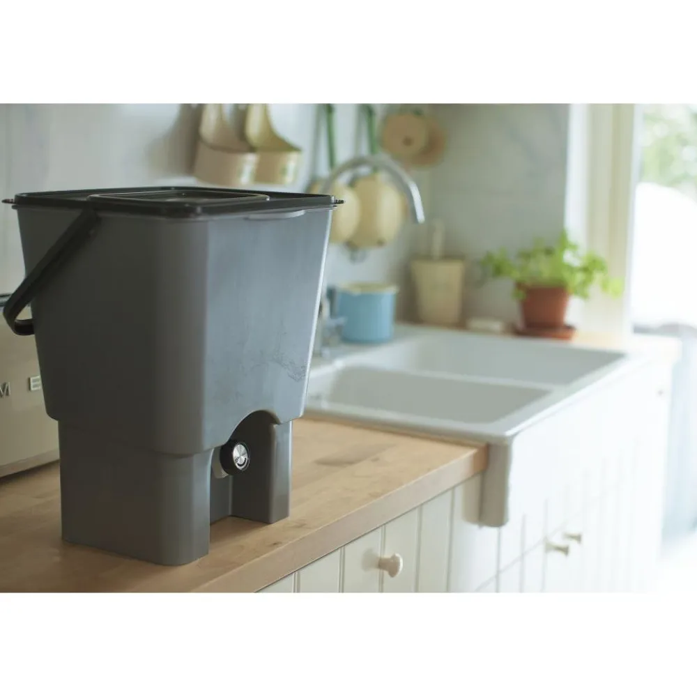Hot Keittiökomposti Urban Garden 15 L harmaa Keittiökompostorit
