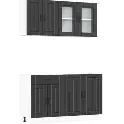 Keittiön kalustesarja 4-osainen Kalmar, eri värejä (43828)*FinePRICE Online