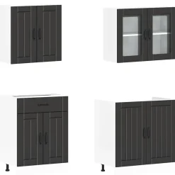 Keittiön kalustesarja 4-osainen Kalmar, eri värejä (43828)*FinePRICE Online