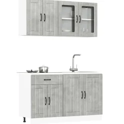 Keittiön kalustesarja 4-osainen Kalmar, eri värejä (43828)*FinePRICE Online