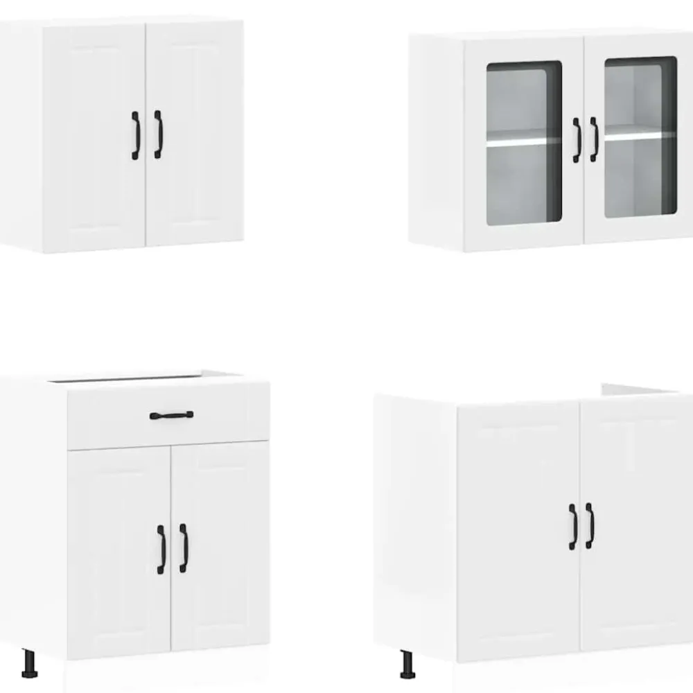 Keittiön kalustesarja 4-osainen Kalmar, eri värejä (43828)*FinePRICE Online