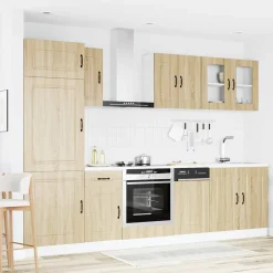 Keittiön kalustesarja 8-osainen, Kalmar, eri värejä (43821)*FinePRICE Outlet