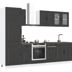 Keittiön kalustesarja 8-osainen, Kalmar, eri värejä (43821)*FinePRICE Outlet