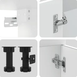 Keittiön kalustesarja 8-osainen, Kalmar, eri värejä (43821)*FinePRICE Outlet