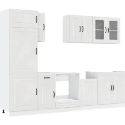 Keittiön kalustesarja 8-osainen, Kalmar, eri värejä (43821)*FinePRICE Outlet
