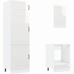 Keittiön kalustesarja 7-osainen Kalmar, suunniteltu puu, eri värejä (43818)*FinePRICE New