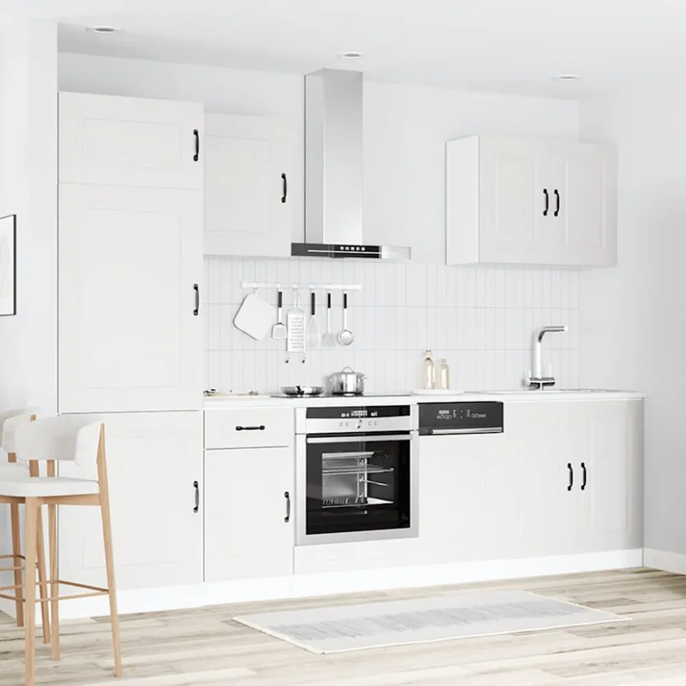 Keittiön kalustesarja 7-osainen Kalmar, suunniteltu puu, eri värejä (43818)*FinePRICE New