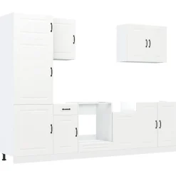 Keittiön kalustesarja 7-osainen Kalmar, suunniteltu puu, eri värejä (43818)*FinePRICE New