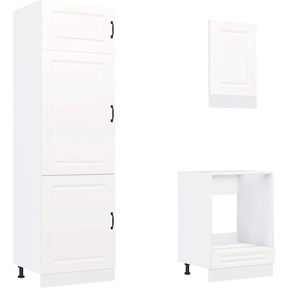 Keittiön kalustesarja 7-osainen Kalmar, suunniteltu puu, eri värejä (43818)*FinePRICE New