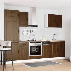 Keittiön kalustesarja 7-osainen Kalmar, suunniteltu puu, eri värejä (43818)*FinePRICE New