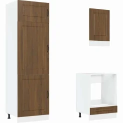 Keittiön kalustesarja 7-osainen Kalmar, suunniteltu puu, eri värejä (43818)*FinePRICE New