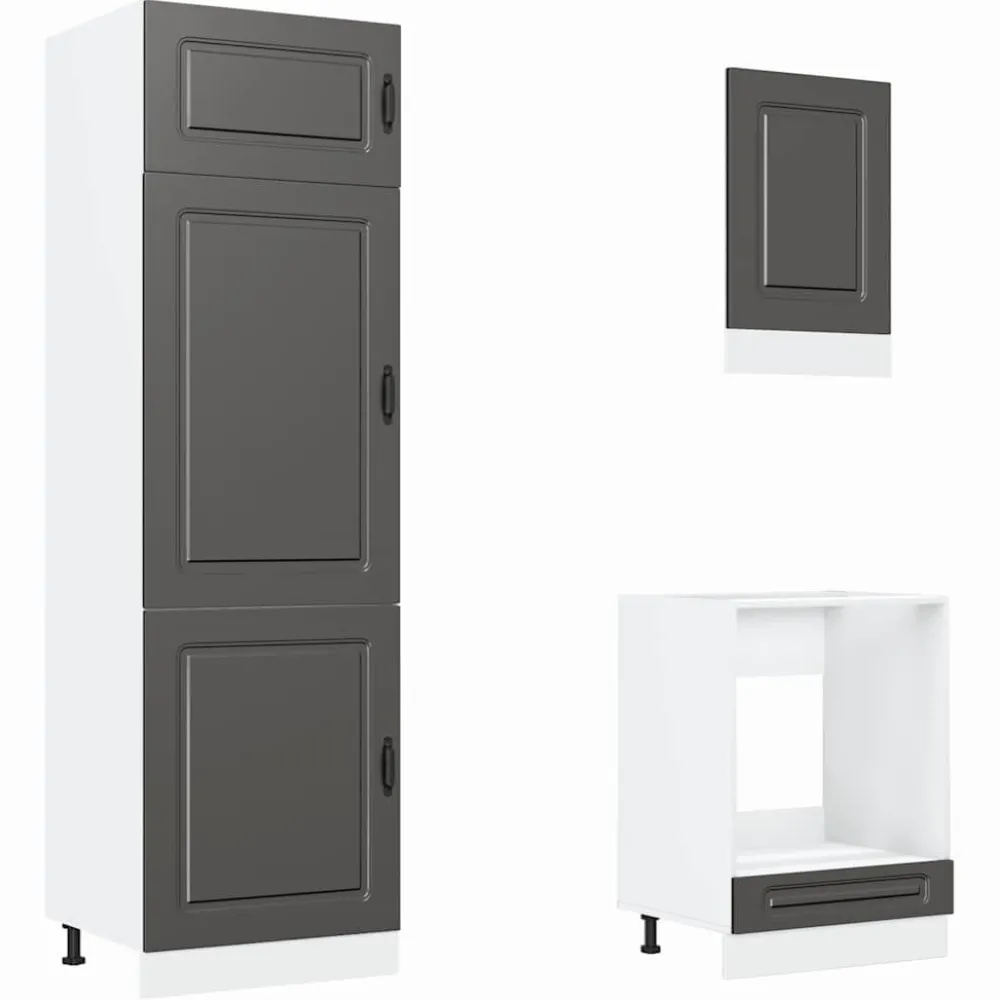 Keittiön kalustesarja 7-osainen Kalmar, suunniteltu puu, eri värejä (43818)*FinePRICE New