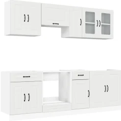 Keittiön kalustesarja 8-osainen Kalmar, eri värejä (43824)*FinePRICE Outlet