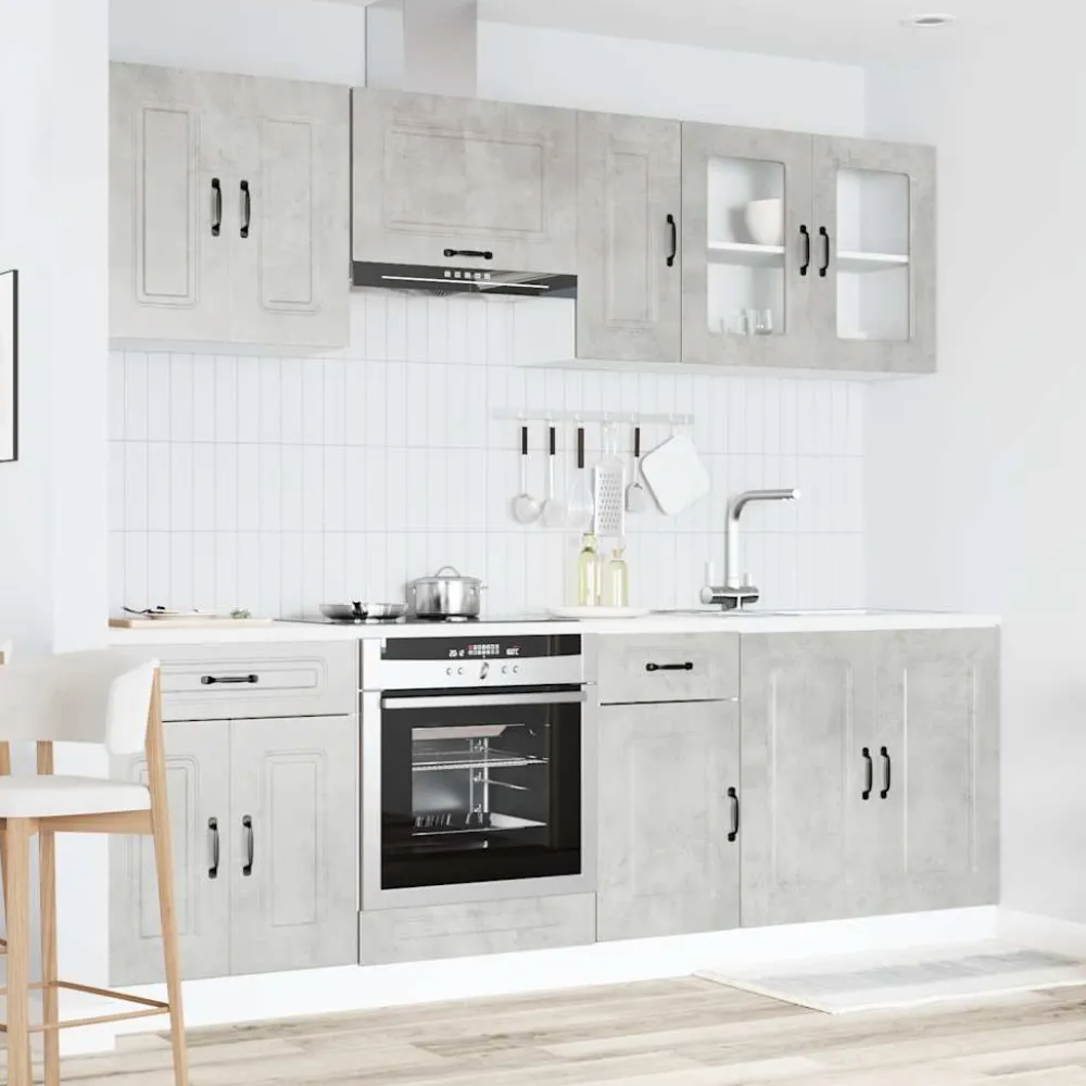 Keittiön kalustesarja 8-osainen Kalmar, eri värejä (43824)*FinePRICE Outlet