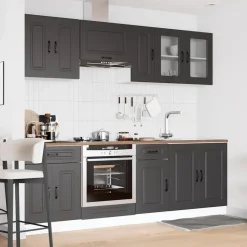 Keittiön kalustesarja 8-osainen Kalmar, eri värejä (43824)*FinePRICE Outlet