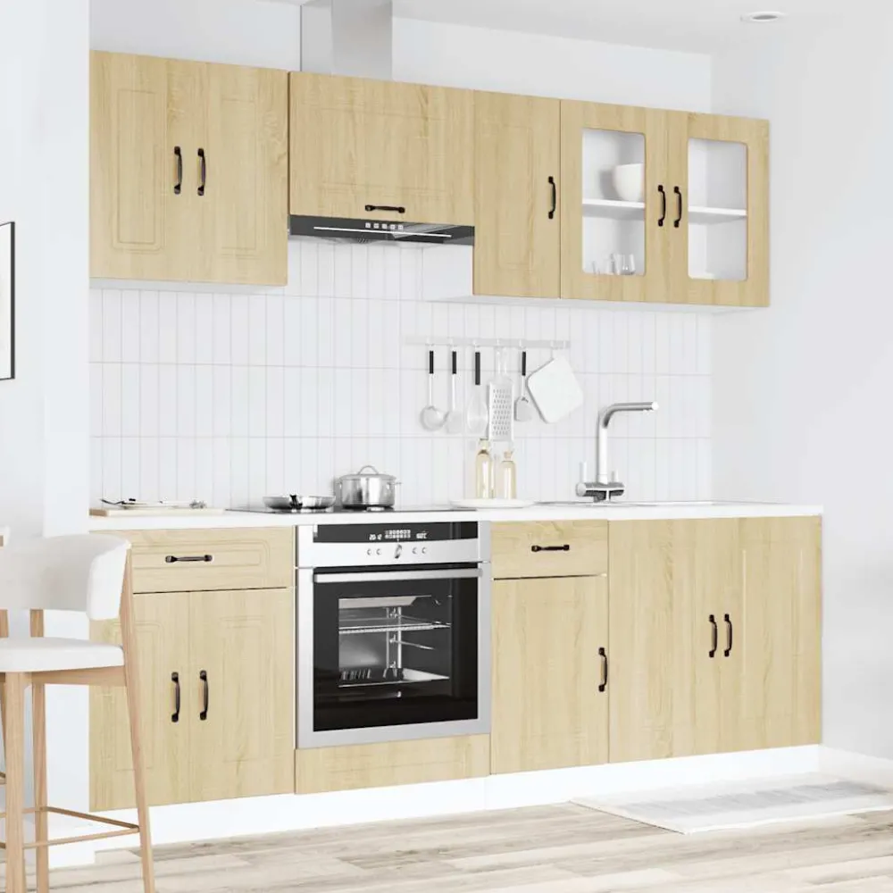 Keittiön kalustesarja 8-osainen Kalmar, eri värejä (43824)*FinePRICE Outlet