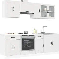 Keittiön kalustesarja 8-osainen Kalmar, eri värejä (43824)*FinePRICE Outlet